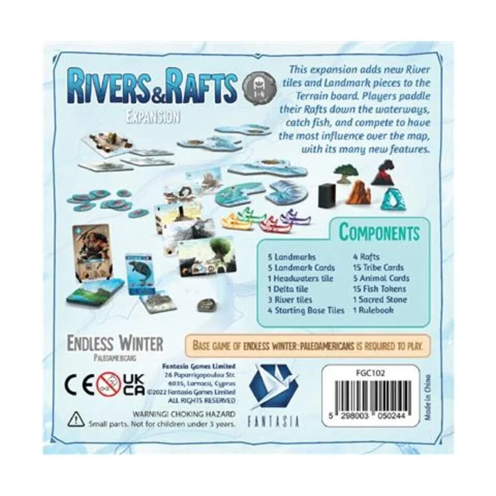 Rivers & Rafts Expansion New Sealed Box‎ Paleoamericans Fantasia